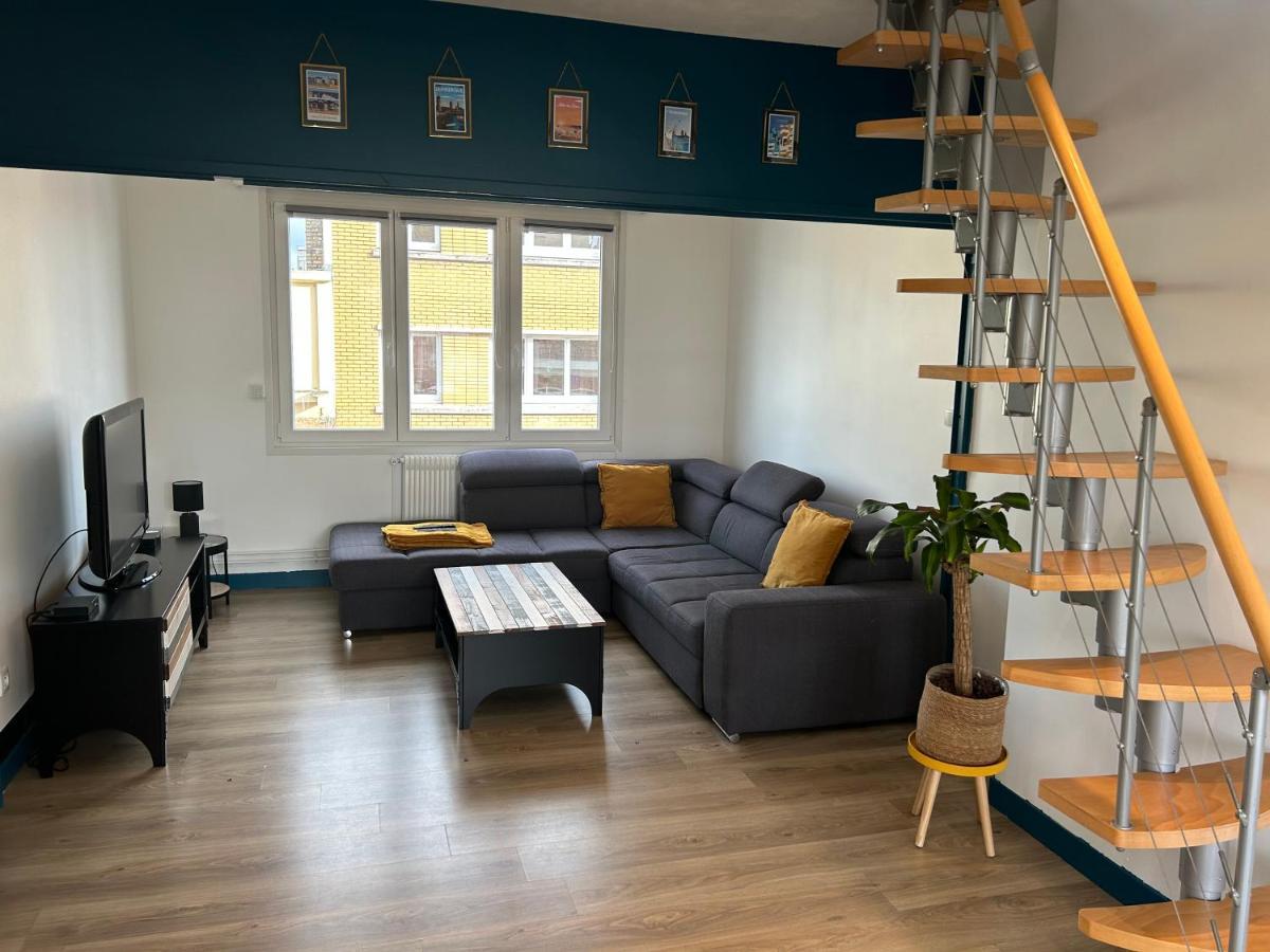 Duplex Lumineux Entre Plage Et Centre-Ville ダンケルク エクステリア 写真