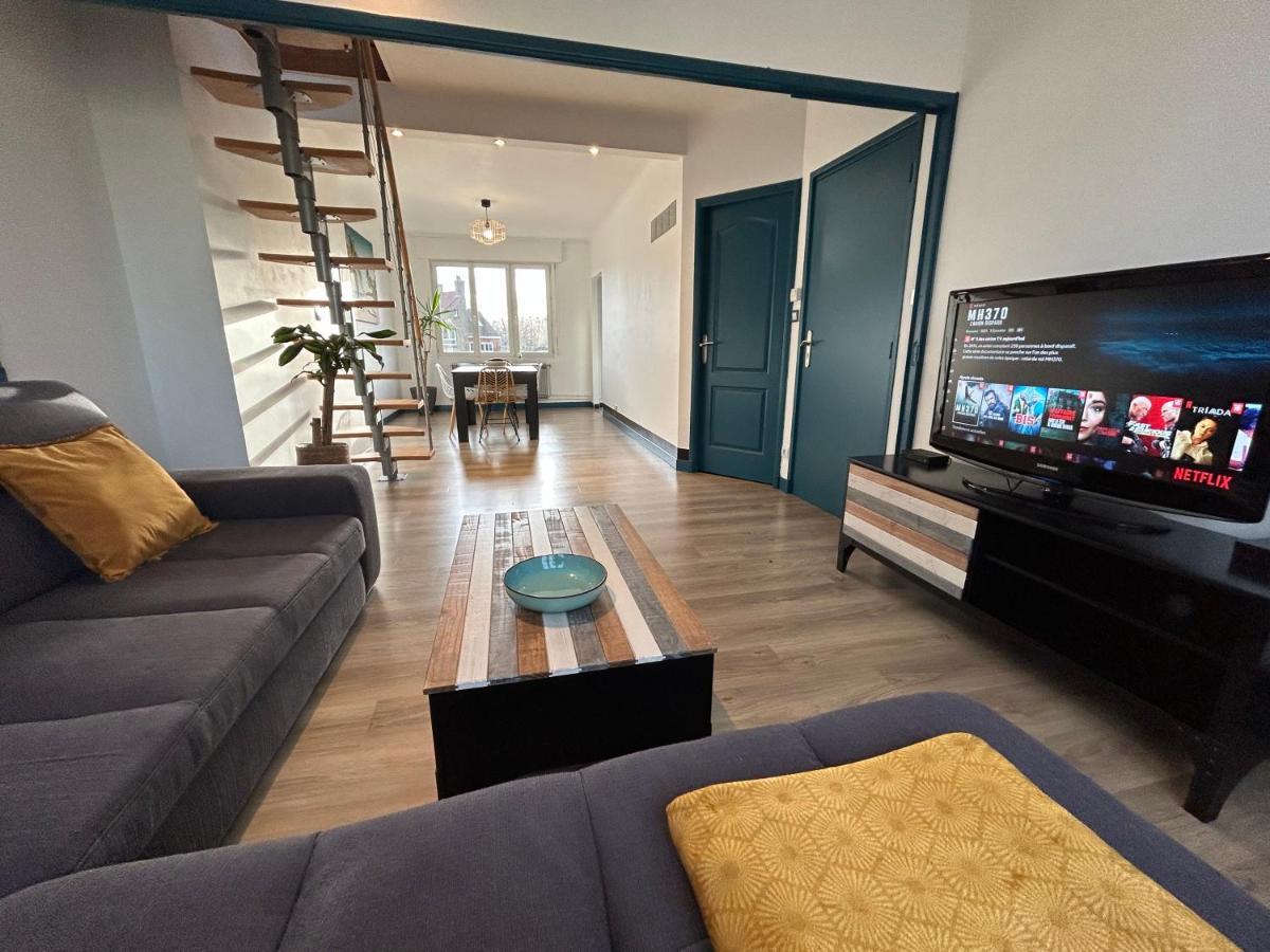 Duplex Lumineux Entre Plage Et Centre-Ville ダンケルク エクステリア 写真