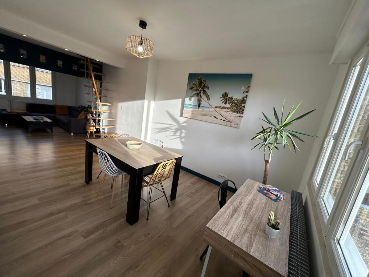 Duplex Lumineux Entre Plage Et Centre-Ville ダンケルク エクステリア 写真